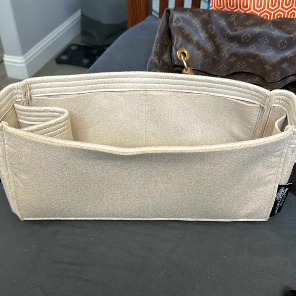 Original club purse insert/organizer handmade/louis Vuitton artsy